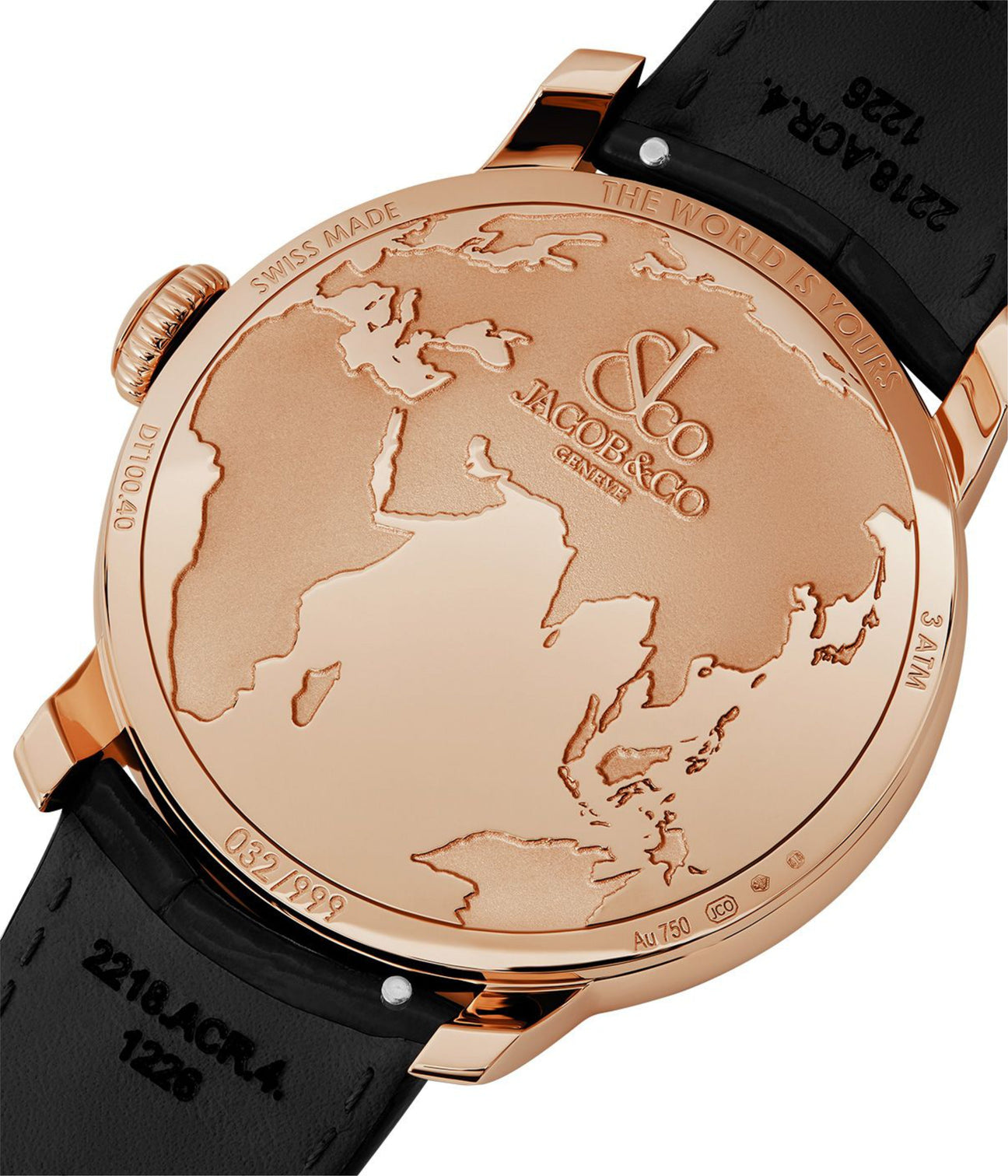 Jacob & Co. The World Is Yours Dual Time Zone Black